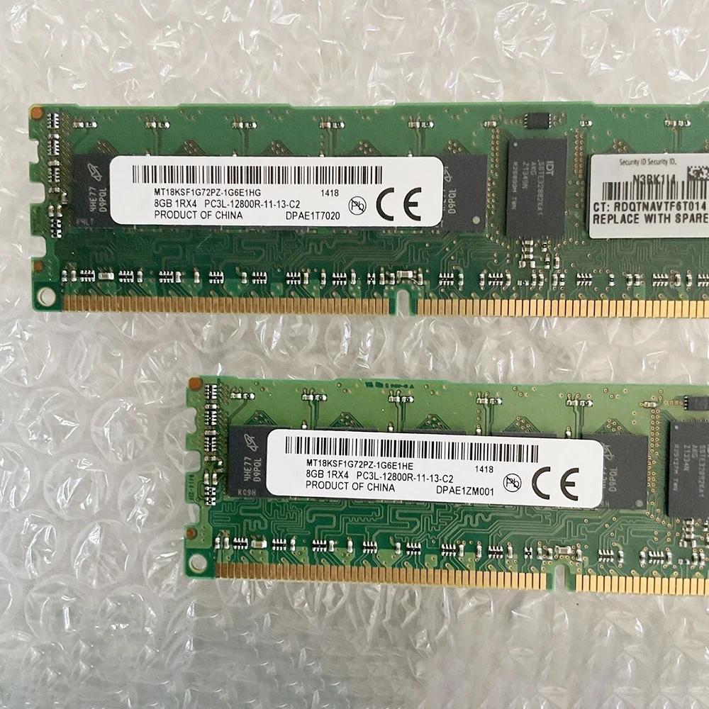 MT RAM MT18KSF1G72PZ-1G6E1HG, 8GB, 8G, 1RX4, DDR3L, 1600 PC3L-12800R ޸, 1 